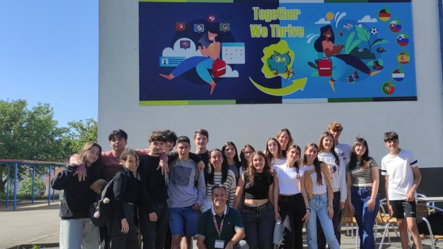 Agrupamento de Escolas Dr. António Granjo acolhe grupo de 10 alunos e professores de Espanha, em mais uma parceria Erasmus+ Escolar