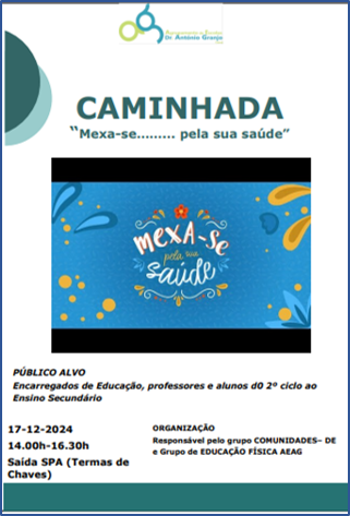 Caminhada... pela sua saúde